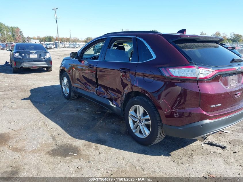 2017 Ford Edge Sel VIN: 2FMPK4J92HBB18795 Lot: 37964079