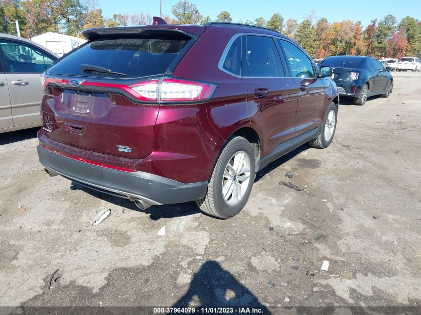 2017 Ford Edge Sel VIN: 2FMPK4J92HBB18795 Lot: 37964079