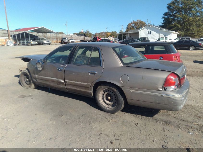 2002 Mercury Grand Marquis Gs/Gs Convenience VIN: 2MEFM74W92X661065 Lot: 37964223