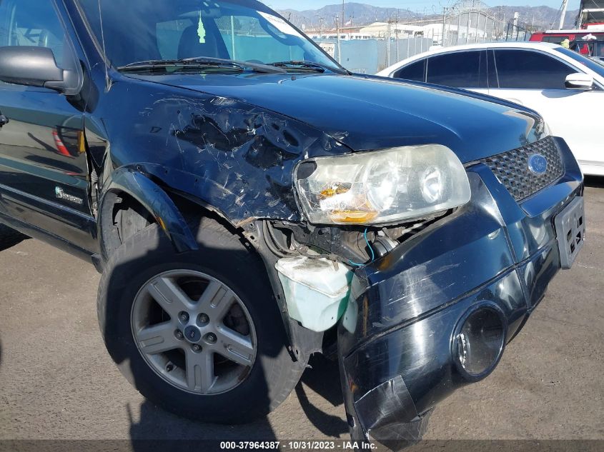 2006 Ford Escape Hybrid Hybrid VIN: 1FMYU96HX6KA79453 Lot: 37964387