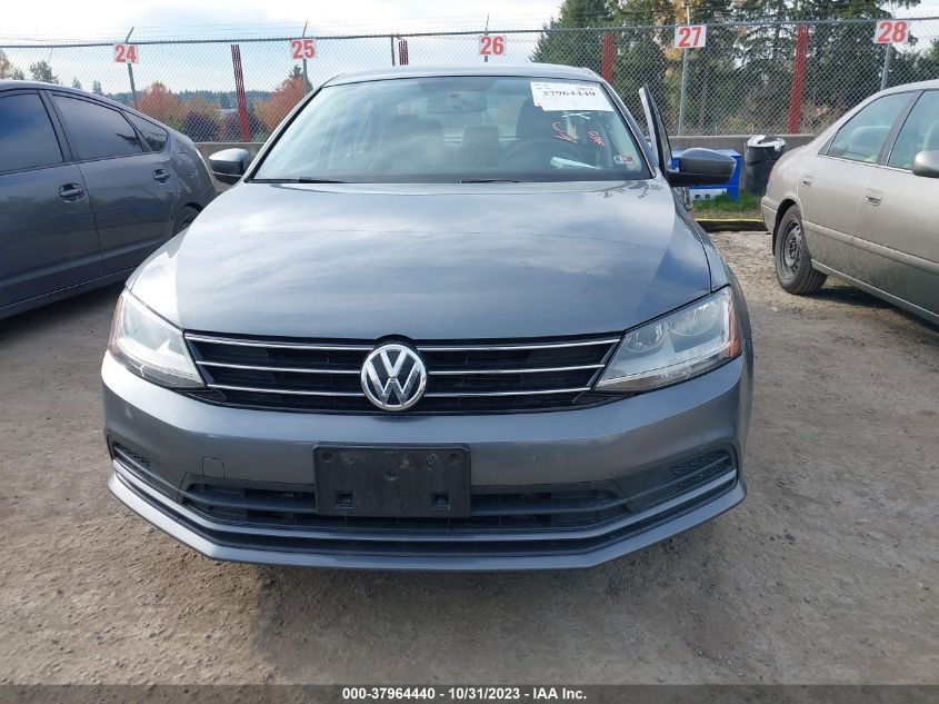 2017 Volkswagen Jetta 1.4T S VIN: 3VW2B7AJ9HM381758 Lot: 37964440