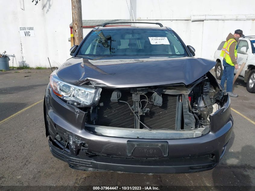 2015 Toyota Highlander Xle V6 VIN: 5TDJKRFH1FS196391 Lot: 37964447