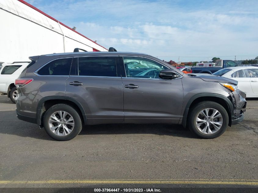 2015 Toyota Highlander Xle V6 VIN: 5TDJKRFH1FS196391 Lot: 37964447