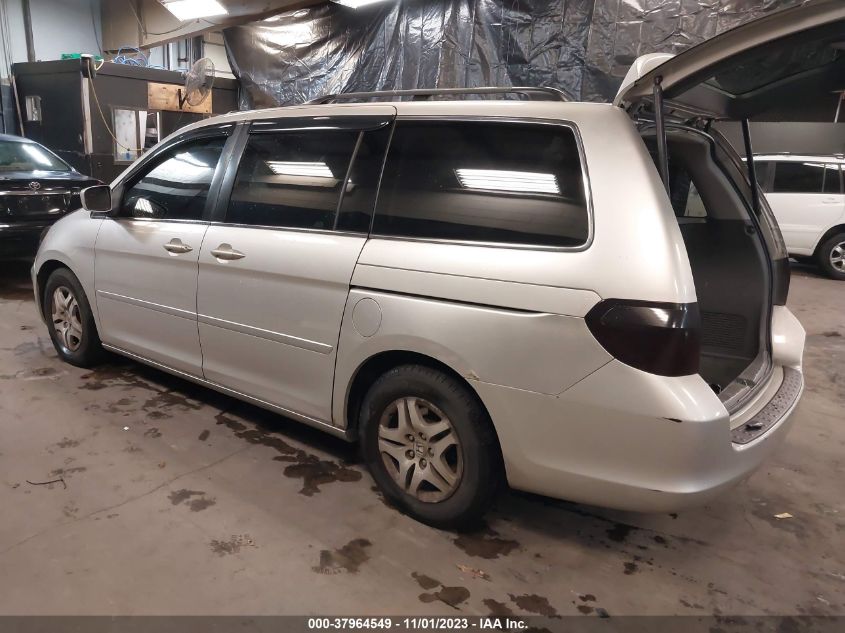 2005 Honda Odyssey Ex-L VIN: 5FNRL38775B006193 Lot: 37964549