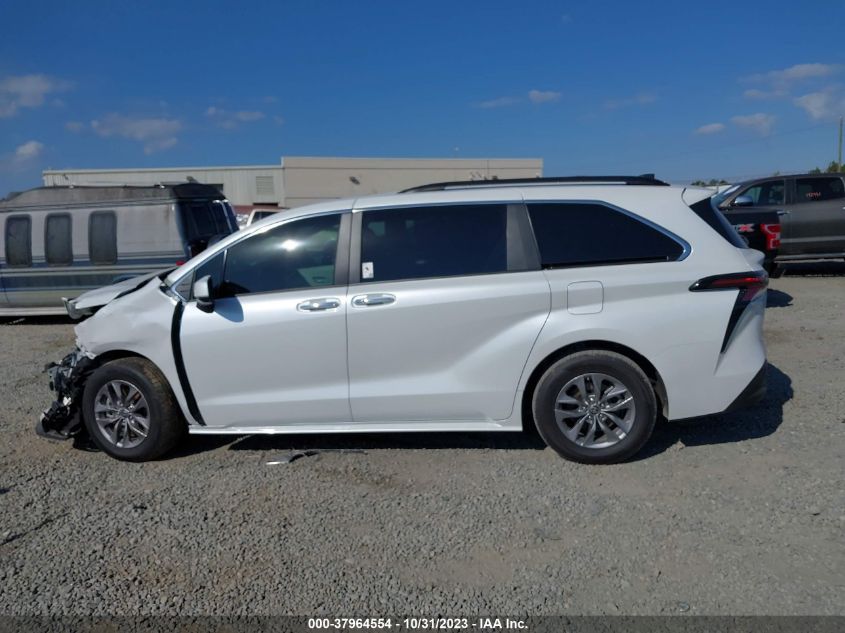 2023 Toyota Sienna Xle VIN: 5TDYRKEC9PS177273 Lot: 37964554