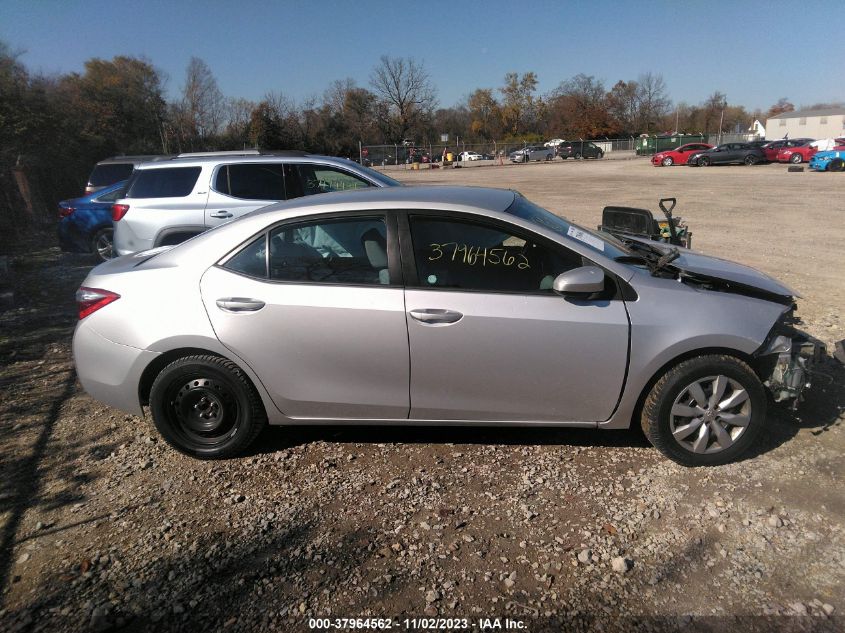 2015 Toyota Corolla Le VIN: 5YFBURHE7FP305401 Lot: 37964562