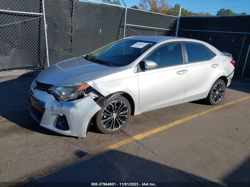 2015 Toyota Corolla S Plus VIN: 5YFBURHE9FP259649 Lot: 37964801