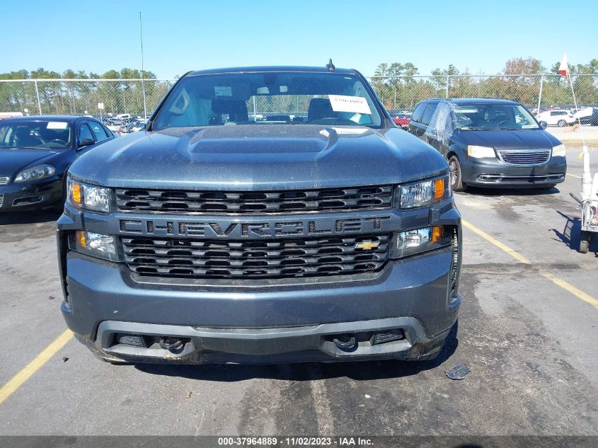 2019 Chevrolet Silverado 1500 Silverado Custom VIN: 1GCPYBEH6KZ220162 Lot: 37964889