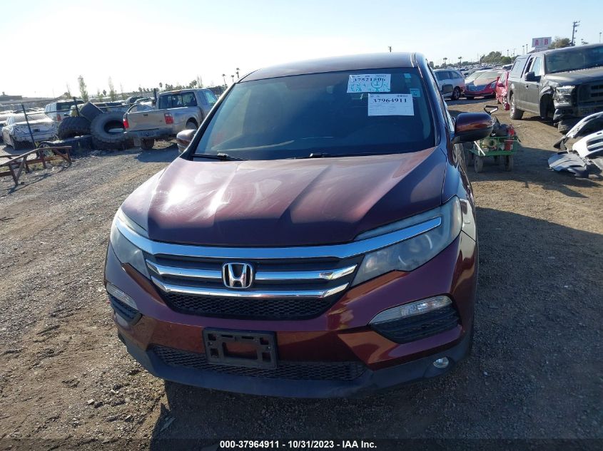 2018 Honda Pilot Ex VIN: 5FNYF5H31JB017907 Lot: 37964911