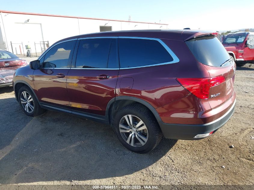2018 Honda Pilot Ex VIN: 5FNYF5H31JB017907 Lot: 37964911