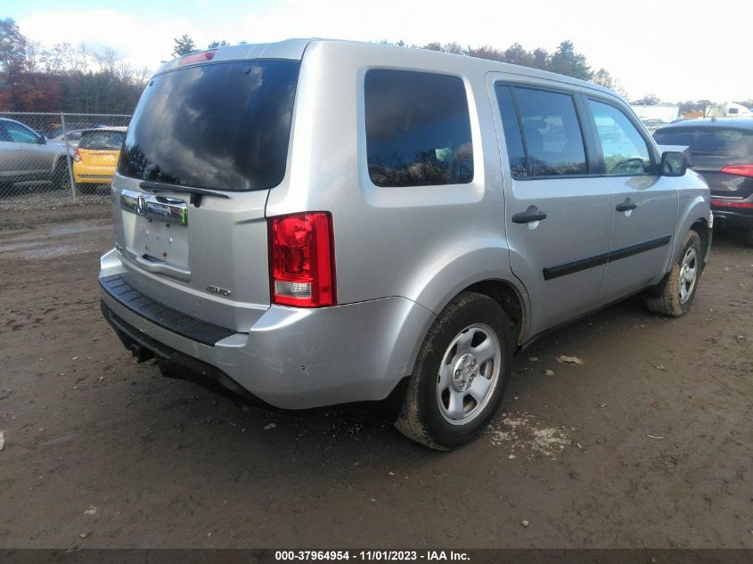 2015 Honda Pilot Lx VIN: 5FNYF4H23FB032725 Lot: 37964954