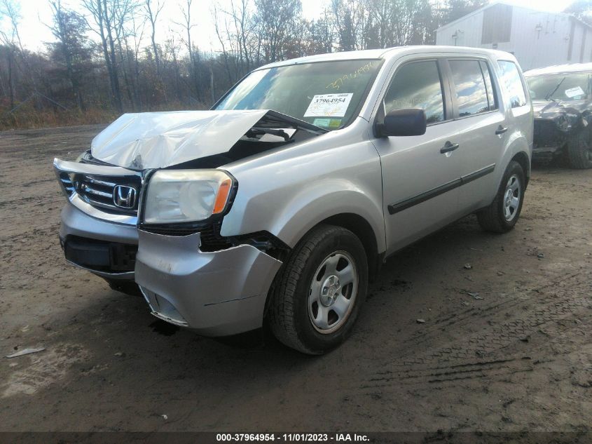 2015 Honda Pilot Lx VIN: 5FNYF4H23FB032725 Lot: 37964954