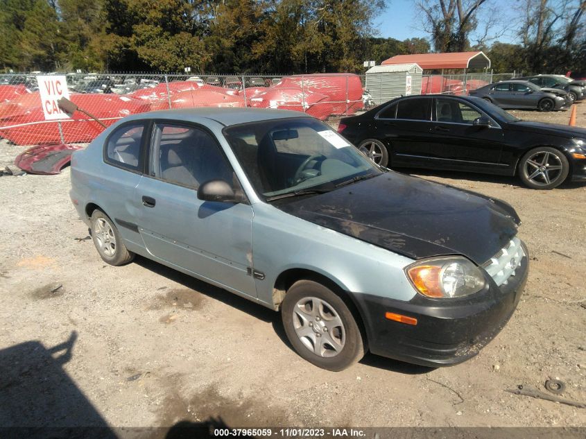 2003 Hyundai Accent VIN: KMHCF35C83U241796 Lot: 37965059