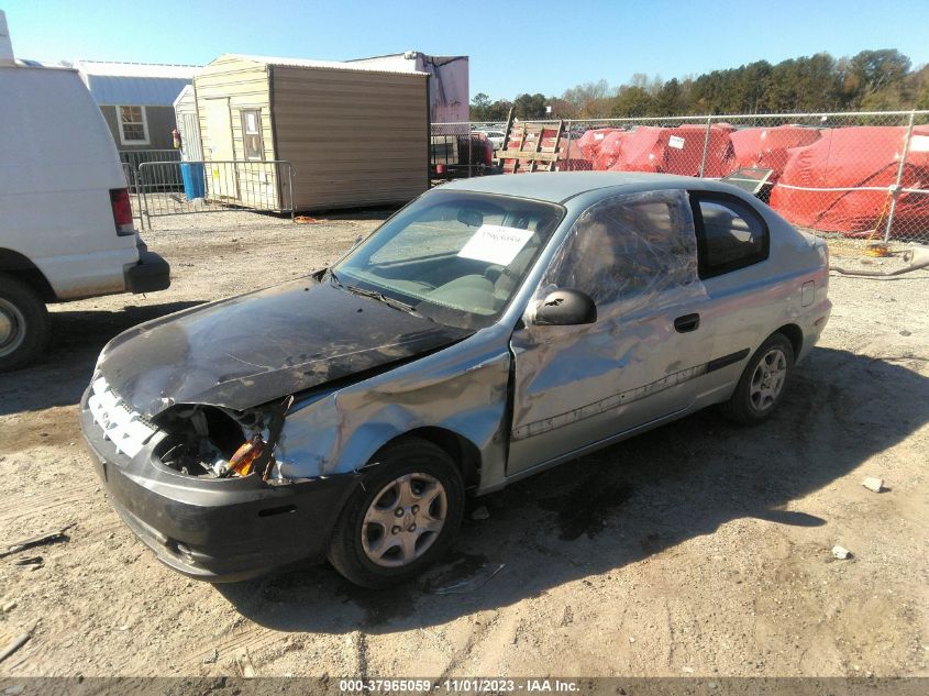 2003 Hyundai Accent VIN: KMHCF35C83U241796 Lot: 37965059