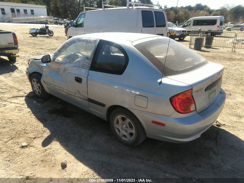 2003 Hyundai Accent VIN: KMHCF35C83U241796 Lot: 37965059