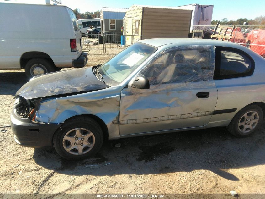 2003 Hyundai Accent VIN: KMHCF35C83U241796 Lot: 37965059