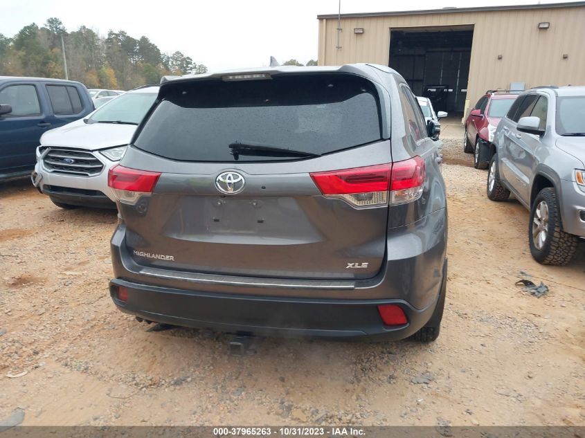 2018 Toyota Highlander Xle VIN: 5TDKZRFH4JS546377 Lot: 37965263