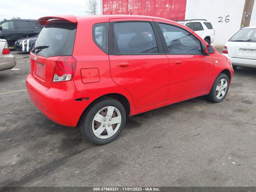 2006 Chevrolet Aveo Ls VIN: KL1TD66626B656821 Lot: 37965331