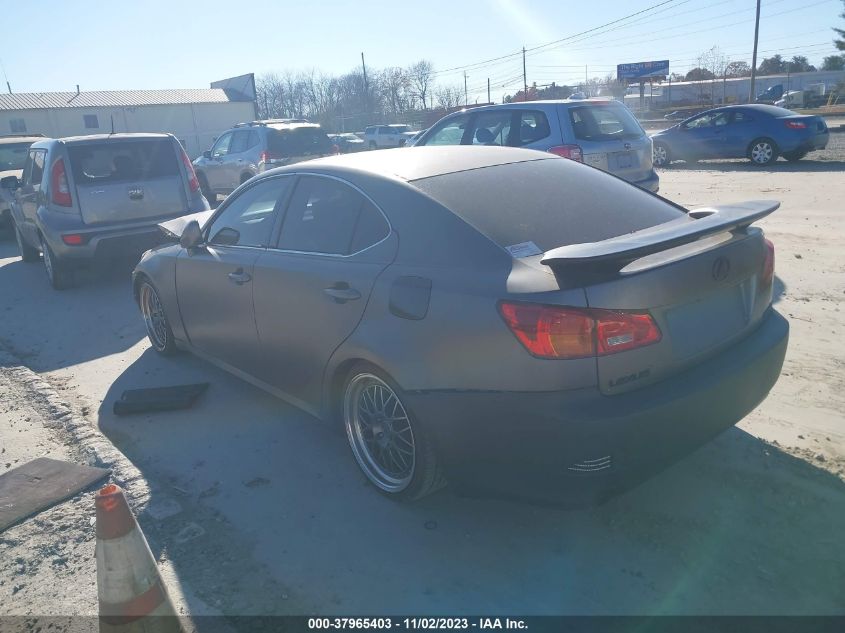 2006 Lexus Is 250 Manual/Auto VIN: JTHBK262065006429 Lot: 37965403