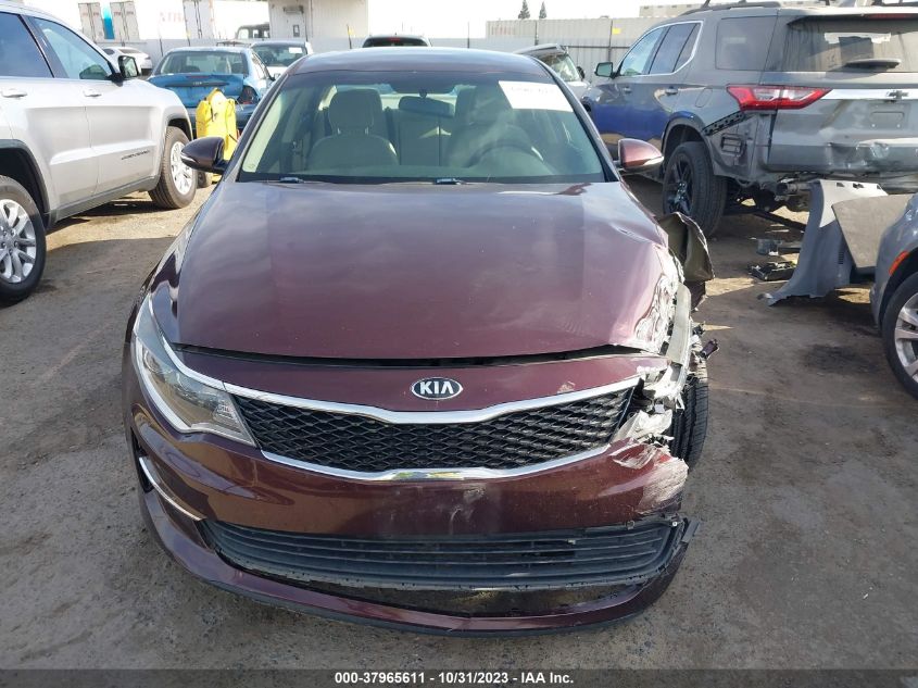 2016 Kia Optima Lx VIN: 5XXGT4L37GG060420 Lot: 37965611