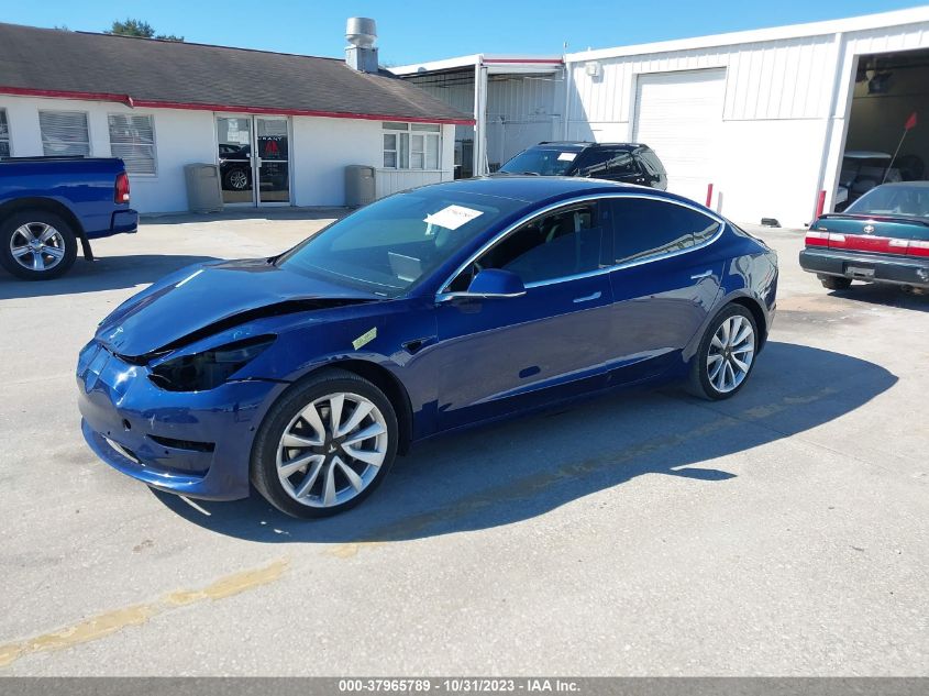 2018 Tesla Model 3 Range Battery VIN: 5YJ3E1EAXJF164204 Lot: 37965789