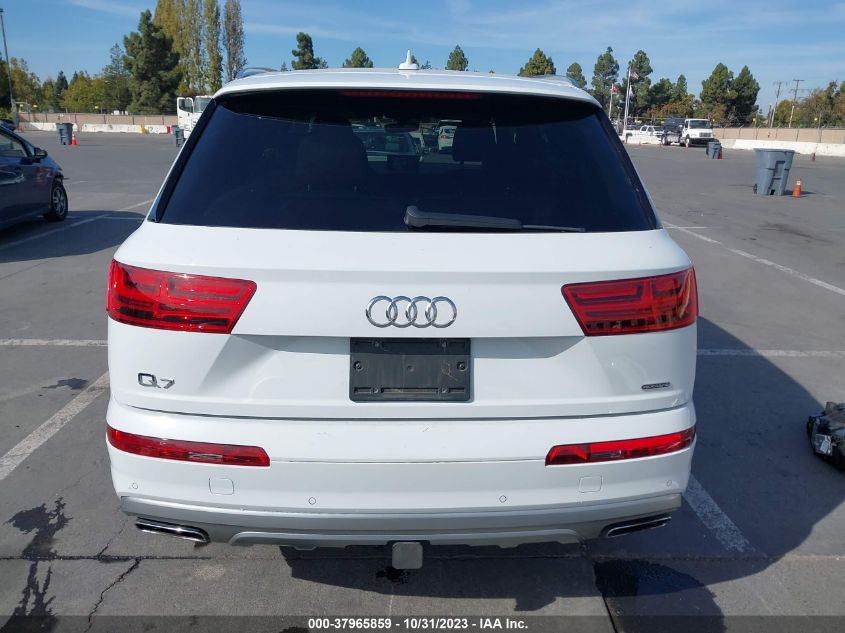 2018 Audi Q7 Premium VIN: WA1AHAF77JD022637 Lot: 37965859