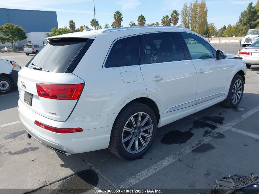 2018 Audi Q7 Premium VIN: WA1AHAF77JD022637 Lot: 37965859