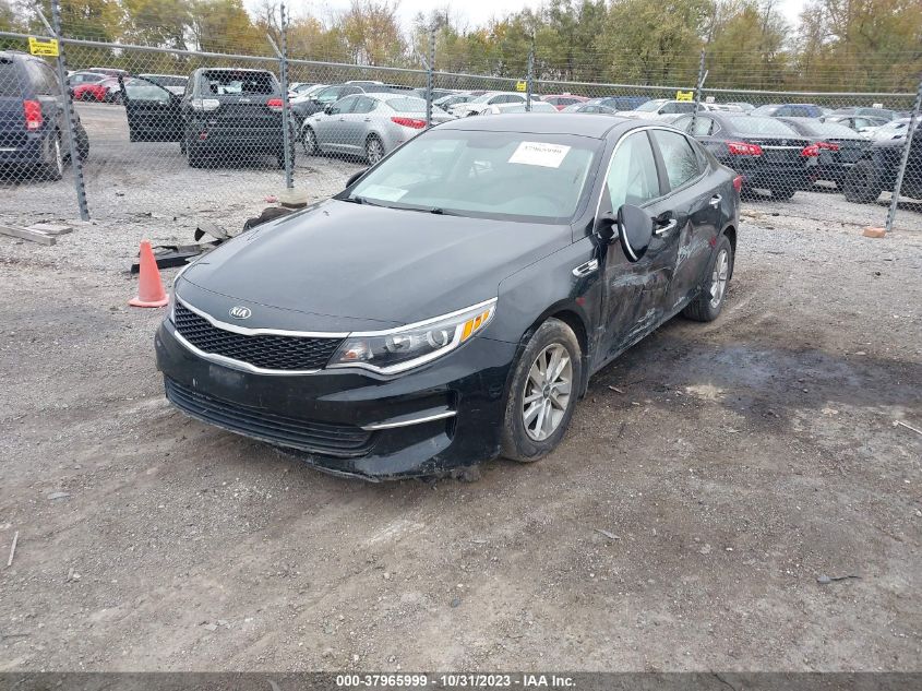 2016 Kia Optima Lx VIN: 5XXGT4L35GG032647 Lot: 37965999