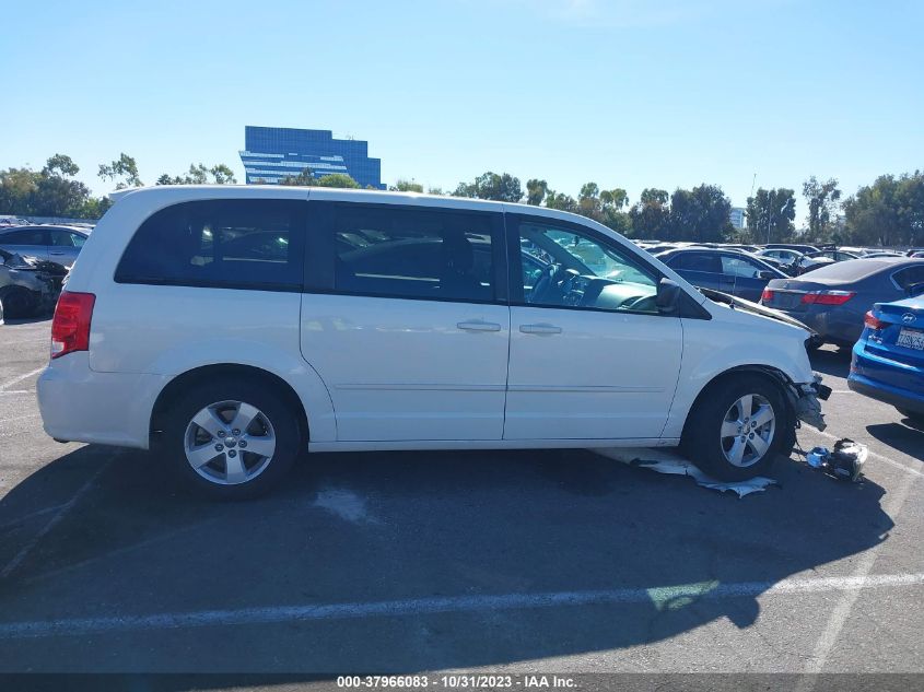 2013 Dodge Grand Caravan Se VIN: 2C4RDGBG1DR761176 Lot: 37966083