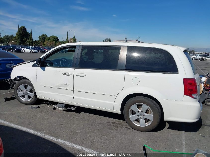 2013 Dodge Grand Caravan Se VIN: 2C4RDGBG1DR761176 Lot: 37966083