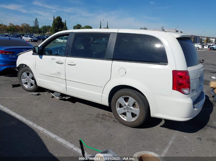 2013 Dodge Grand Caravan Se VIN: 2C4RDGBG1DR761176 Lot: 37966083