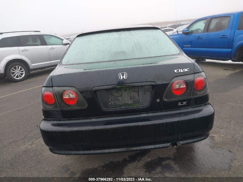 1999 Honda Civic Lx VIN: 1HGEJ6671XL039300 Lot: 37966292