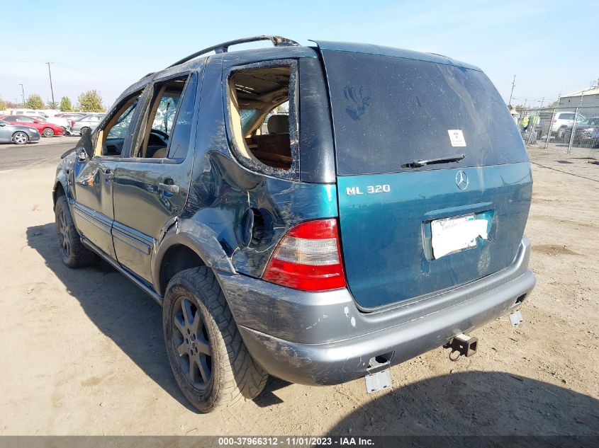 1998 Mercedes-Benz Ml 320 Classic VIN: 4JGAB54E6WA003422 Lot: 37966312