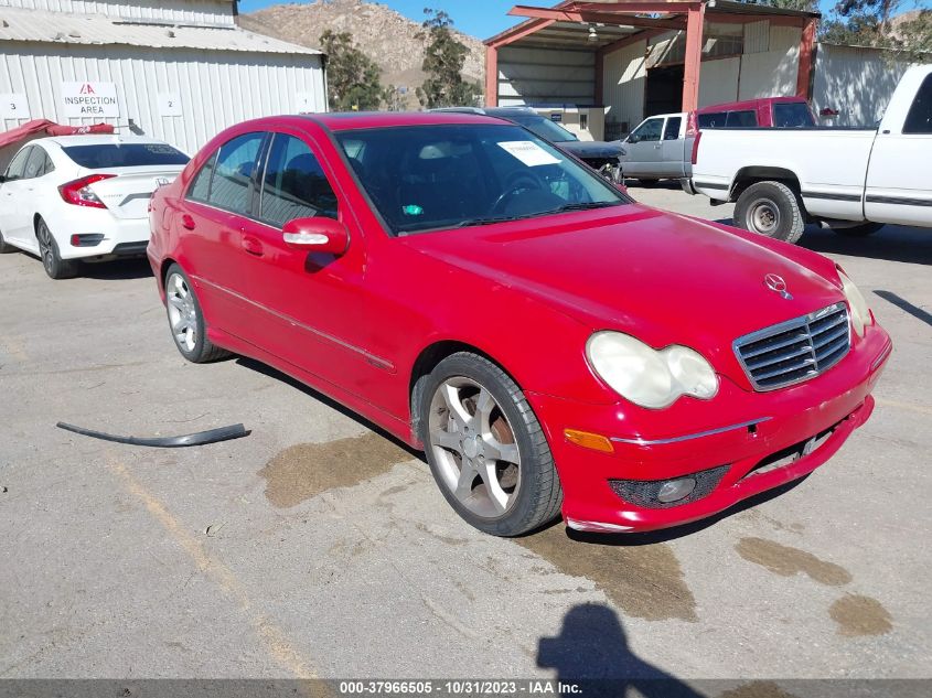 2007 Mercedes-Benz C-Class 2.5L Sport VIN: WDBRF52H07A953929 Lot: 37966505