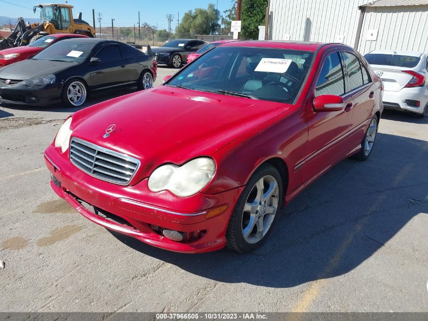 2007 Mercedes-Benz C-Class 2.5L Sport VIN: WDBRF52H07A953929 Lot: 37966505