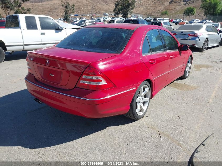 2007 Mercedes-Benz C-Class 2.5L Sport VIN: WDBRF52H07A953929 Lot: 37966505