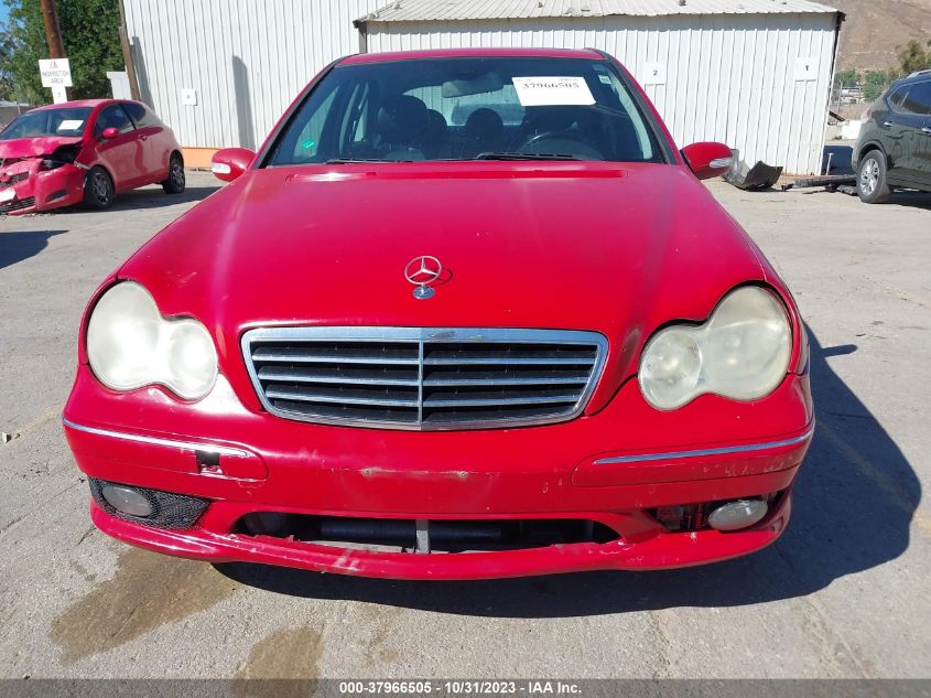 2007 Mercedes-Benz C-Class 2.5L Sport VIN: WDBRF52H07A953929 Lot: 37966505