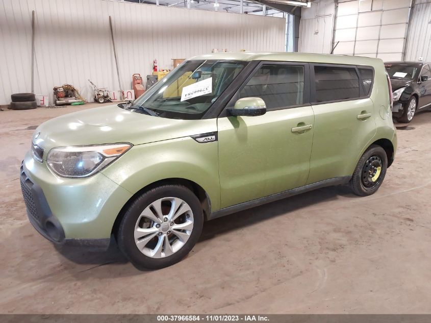 2014 Kia Soul + VIN: KNDJP3A52E7725691 Lot: 37966584