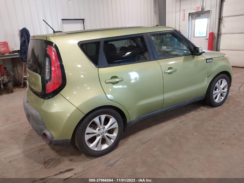 2014 Kia Soul + VIN: KNDJP3A52E7725691 Lot: 37966584