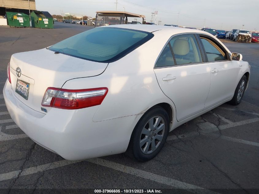 2007 Toyota Camry Hybrid VIN: JTNBB46K473035969 Lot: 37966605