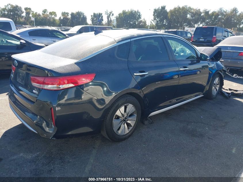 2018 Kia Optima Hybrid Premium VIN: KNAGT4LE4J5023934 Lot: 37966751