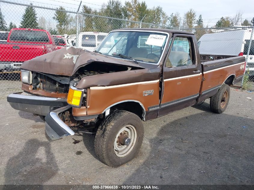 1991 Ford F250 VIN: 2FTHF26H2MCA59592 Lot: 37966835