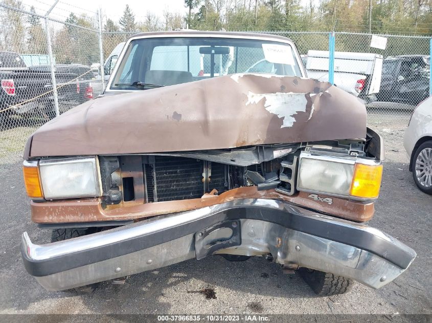 1991 Ford F250 VIN: 2FTHF26H2MCA59592 Lot: 37966835