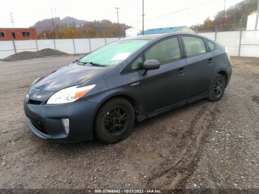 2012 Toyota Prius Two VIN: JTDKN3DU1C5420818 Lot: 37966842