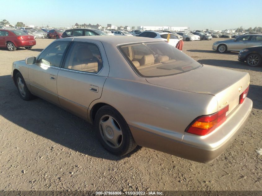 1998 Lexus Ls 400 VIN: JT8BH28F6W0134038 Lot: 37966906