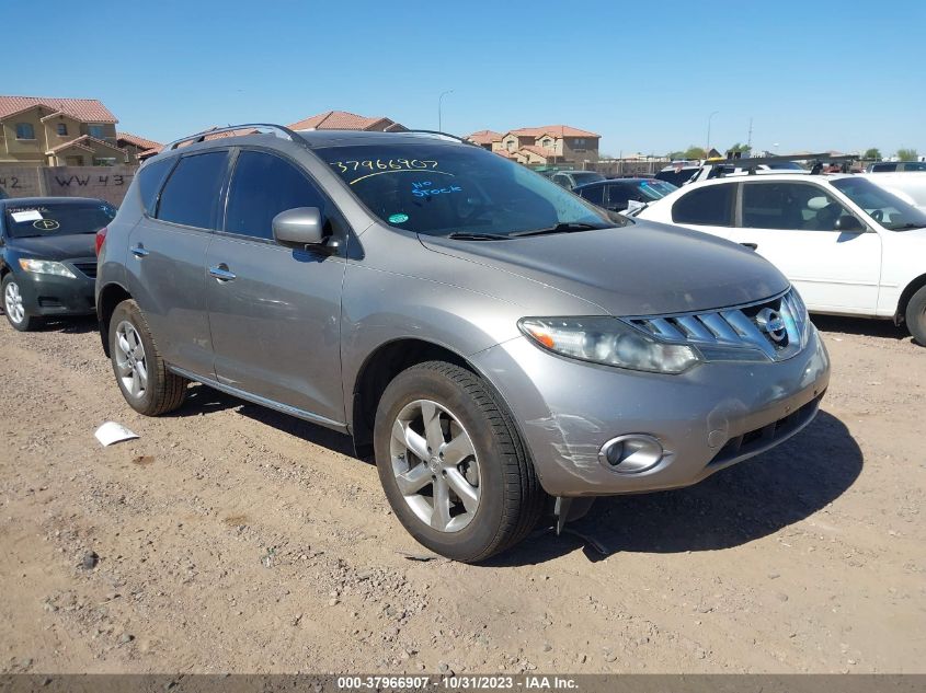 2010 Nissan Murano Sl VIN: JN8AZ1MWXAW139358 Lot: 37966907