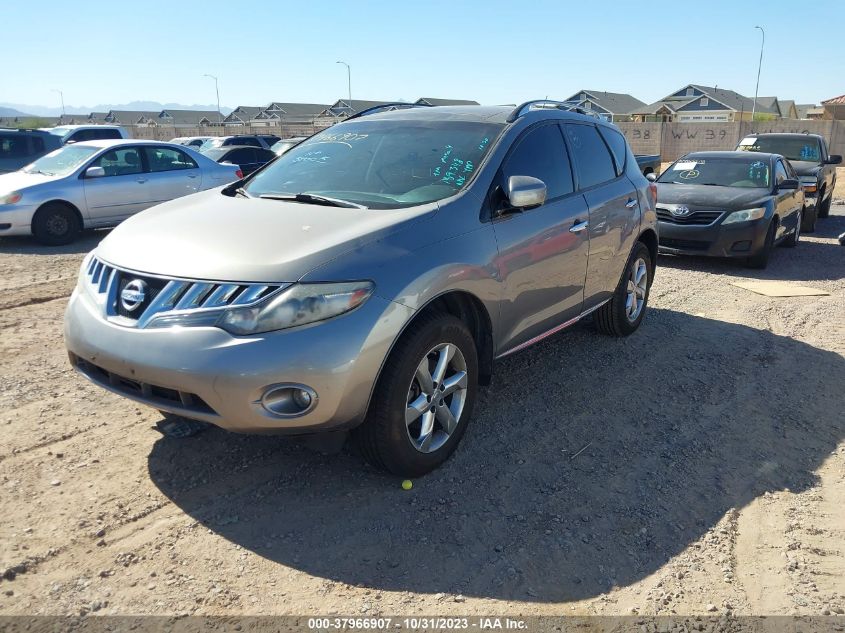 2010 Nissan Murano Sl VIN: JN8AZ1MWXAW139358 Lot: 37966907