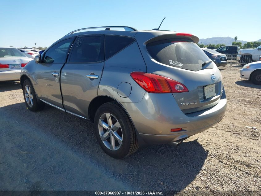 2010 Nissan Murano Sl VIN: JN8AZ1MWXAW139358 Lot: 37966907