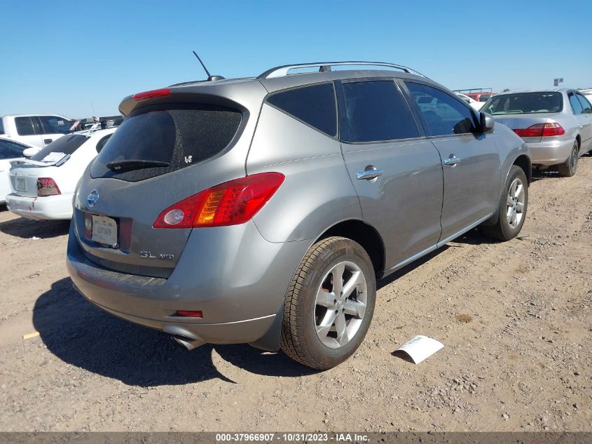 2010 Nissan Murano Sl VIN: JN8AZ1MWXAW139358 Lot: 37966907