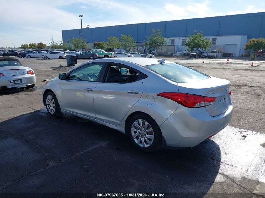 2013 Hyundai Elantra Gls (Ulsan Plant) VIN: KMHDH4AE6DU631082 Lot: 37967085